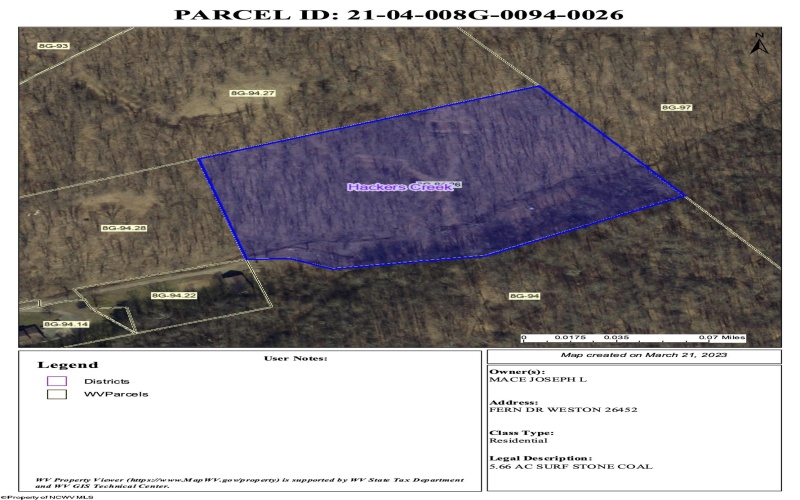 TBD Fern Drive, Weston, West Virginia 26452, ,Lots/land,For Sale,Fern,10148147