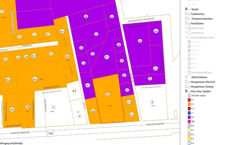 775, 777, 779 Chestnut Ridge Road, Morgantown, West Virginia 26505, ,Commercial/industrial,For Sale,Chestnut Ridge,10154349