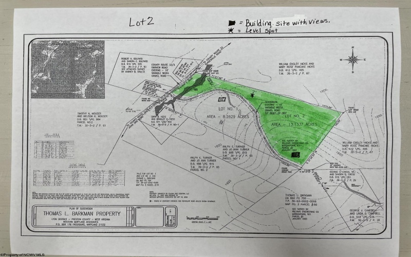 2214 Lot 2 Fairview Road, Gladesville, West Virginia 26374, ,Lots/land,For Sale,Fairview,10154471