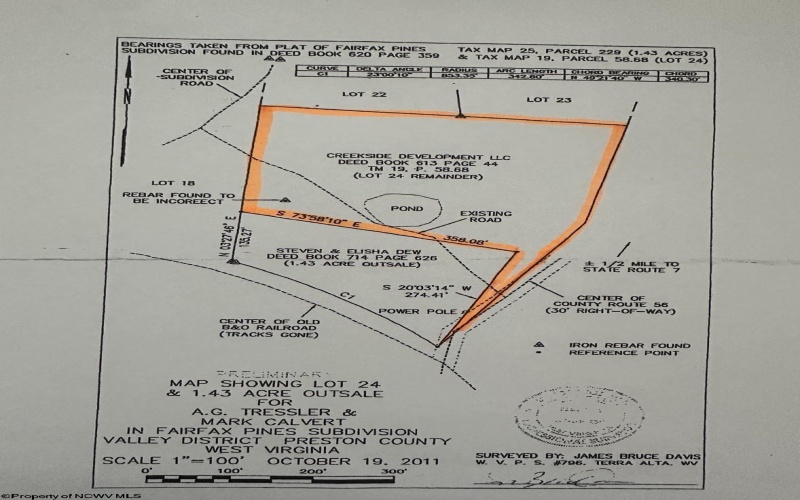 LOT 24 Fairfax Pines Circle, Reedsville, West Virginia 26547, ,Lots/land,For Sale,Fairfax Pines,10154566