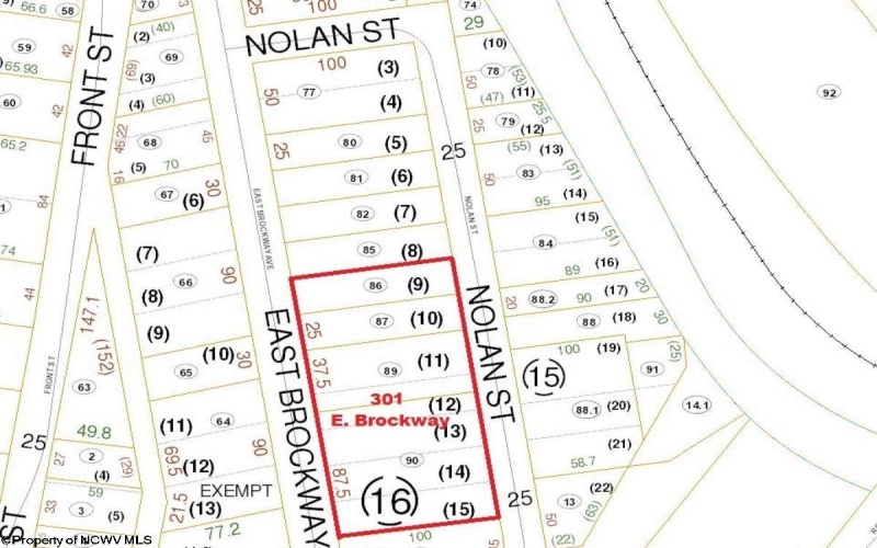 301, 307 and 317 Brockway Avenue, Morgantown, West Virginia 26505, ,Lots/land,For Sale,Brockway,10154642