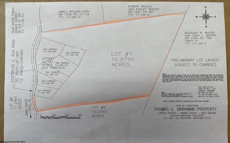 Lot 1 East Run Circle, Four States, West Virginia 26572, ,Lots/land,For Sale,East Run,10156298