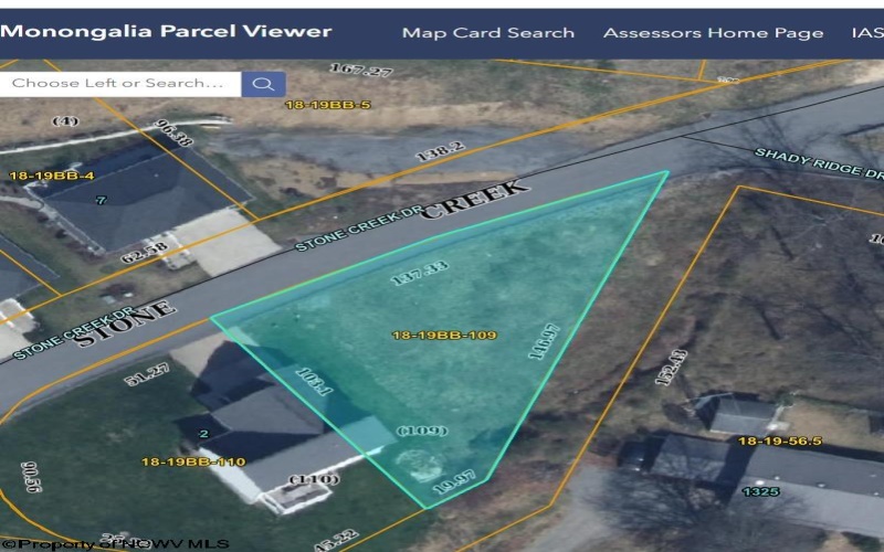 Lot 109 Stone Creek Drive, Morgantown, West Virginia 26508, ,Lots/land,For Sale,Stone Creek,10158067