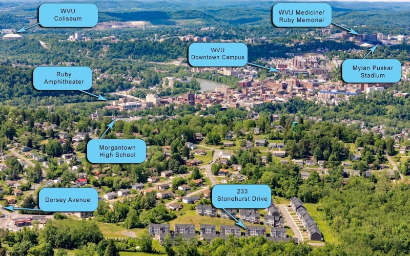 233 Stonehurst Drive, Morgantown, West Virginia 26501, 3 Bedrooms Bedrooms, 8 Rooms Rooms,2 BathroomsBathrooms,Single Family Attached,For Sale,Stonehurst,10159700