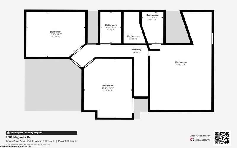 2306 Magnolia Drive, Fairmont, West Virginia 26554, 4 Bedrooms Bedrooms, 9 Rooms Rooms,2 BathroomsBathrooms,Single Family Detached,For Sale,Magnolia,10161563
