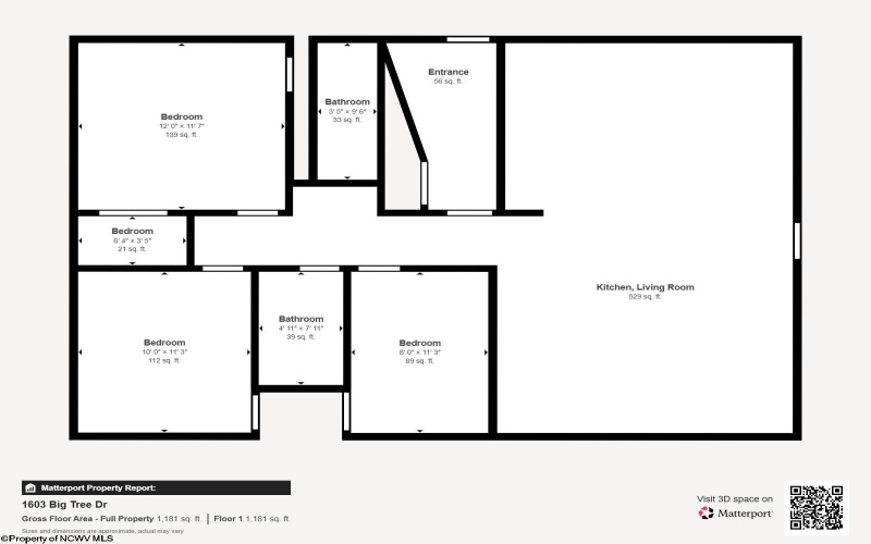 1603 Big Tree Drive, Fairmont, West Virginia 26554, 3 Bedrooms Bedrooms, 7 Rooms Rooms,2 BathroomsBathrooms,Single Family Detached,For Sale,Big Tree,10161560