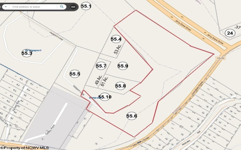 TBD Heliport Loop, Bridgeport, West Virginia 26330, ,Lots/land,For Sale,Heliport,10161805