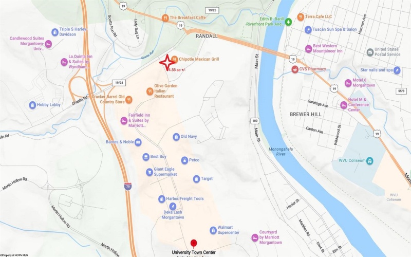 00 Chaplin Road, Morgantown, West Virginia 26505, ,Lots/land,For Sale,Chaplin,10149889