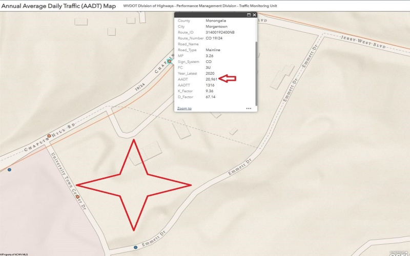 00 Chaplin Road, Morgantown, West Virginia 26505, ,Lots/land,For Sale,Chaplin,10149889