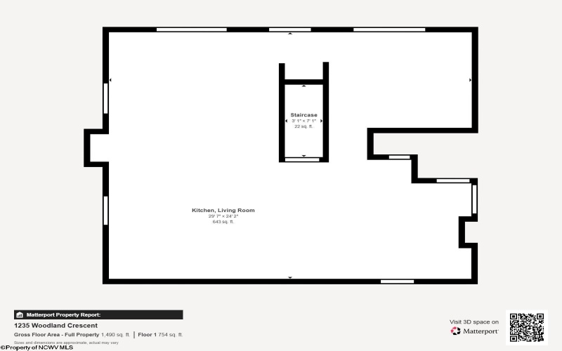 1235 Woodland Crescent, Fairmont, West Virginia 26554, 4 Bedrooms Bedrooms, 8 Rooms Rooms,1 BathroomBathrooms,Single Family Detached,For Sale,Woodland,10162140