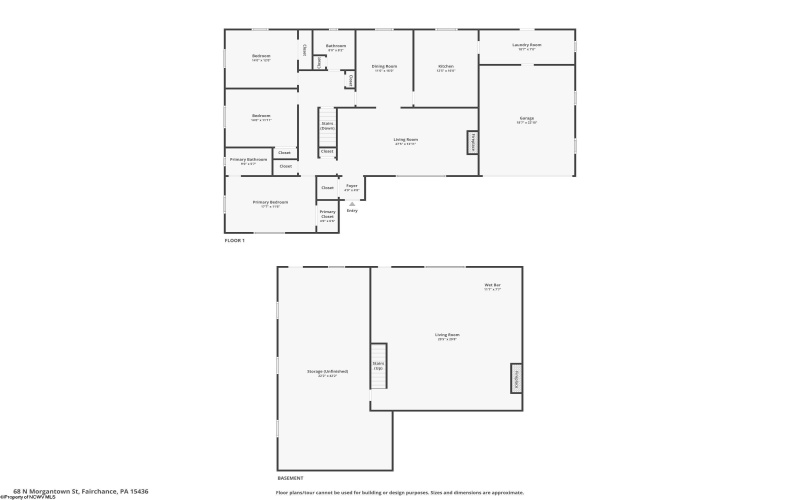 68 Morgantown Street, Fairchance, Pennsylvania 15436, 3 Bedrooms Bedrooms, 6 Rooms Rooms,2 BathroomsBathrooms,Single Family Detached,For Sale,Morgantown,10162562