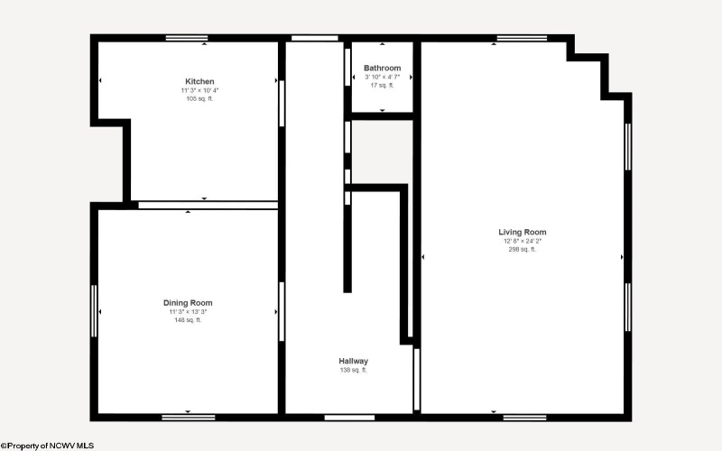 1113 Sunset Drive, Fairmont, West Virginia 26554, 3 Bedrooms Bedrooms, 6 Rooms Rooms,1 BathroomBathrooms,Single Family Detached,For Sale,Sunset,10162640
