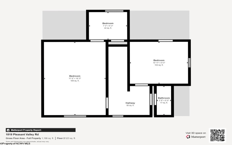 1819 Pleasant Valley Road, Fairmont, West Virginia 26554, 2 Bedrooms Bedrooms, 5 Rooms Rooms,1 BathroomBathrooms,Single Family Detached,For Sale,Pleasant Valley,10162890