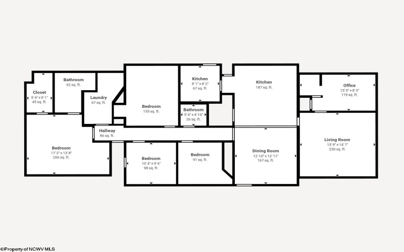 1697 Corbin Branch Road, Bridgeport, West Virginia 26330, 5 Bedrooms Bedrooms, 9 Rooms Rooms,2 BathroomsBathrooms,Single Family Detached,For Sale,Corbin Branch,10163165