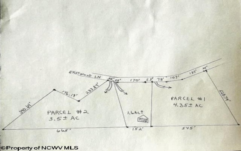 0 Eastwood Lane, Morgantown, West Virginia 26508, ,Lots/land,For Sale,Eastwood,10163262