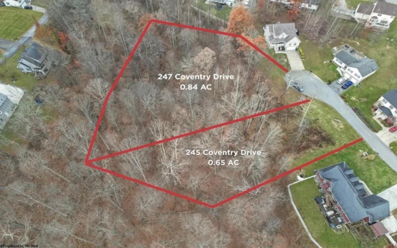 Lots 245/247 Coventry Drive, Bridgeport, West Virginia 26330, ,Lots/land,For Sale,Coventry,10163618