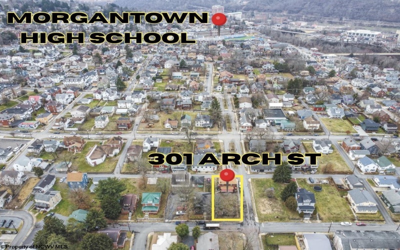 301 Arch Street, Morgantown, West Virginia 26501, 4 Bedrooms Bedrooms, 10 Rooms Rooms,2 BathroomsBathrooms,Single Family Detached,For Sale,Arch,10163652