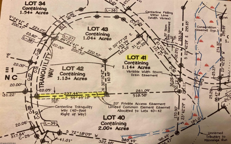 Lot 41 Falling Water Lane, Morgantown, West Virginia 26508, ,Lots/land,For Sale,Falling Water,10163699