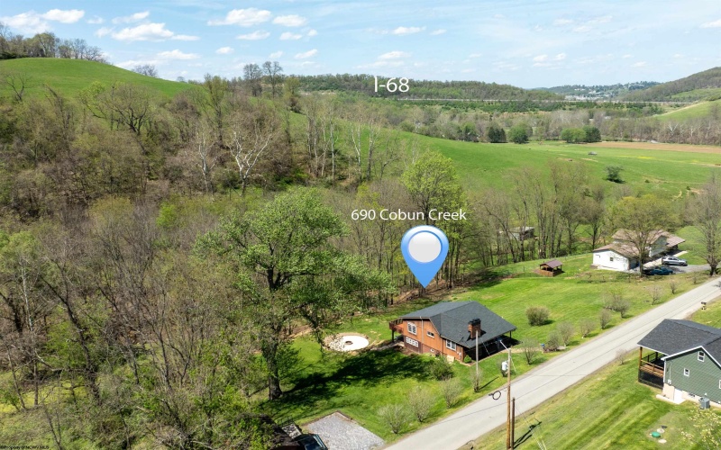 690 Cobun Creek Road, Morgantown, West Virginia 26508, 3 Bedrooms Bedrooms, 7 Rooms Rooms,1 BathroomBathrooms,Single Family Detached,For Sale,Cobun Creek,10164378