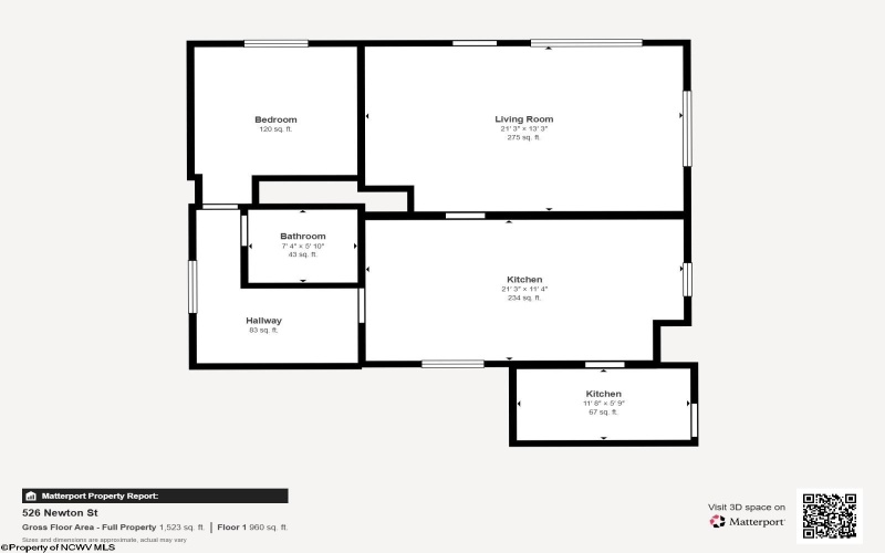 526 Newton Street, Fairmont, West Virginia 26554, 3 Bedrooms Bedrooms, 8 Rooms Rooms,2 BathroomsBathrooms,Single Family Detached,For Sale,Newton,10164410