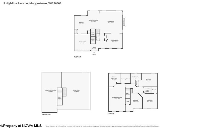 9 Highline Pass Lane, Morgantown, West Virginia 26508-0000, 4 Bedrooms Bedrooms, 10 Rooms Rooms,2 BathroomsBathrooms,Single Family Detached,For Sale,Highline Pass,10164663