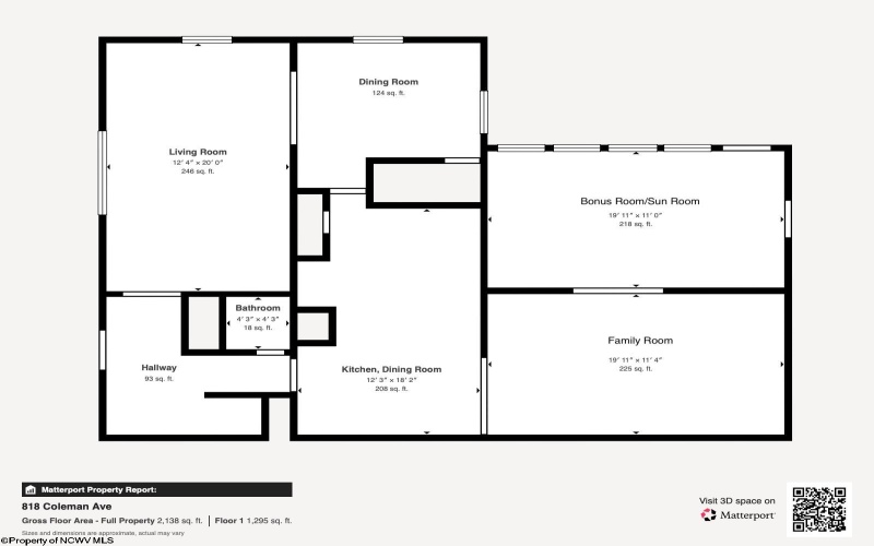 818 Coleman Avenue, Fairmont, West Virginia 26554, 4 Bedrooms Bedrooms, 9 Rooms Rooms,2 BathroomsBathrooms,Single Family Detached,For Sale,Coleman,10165170
