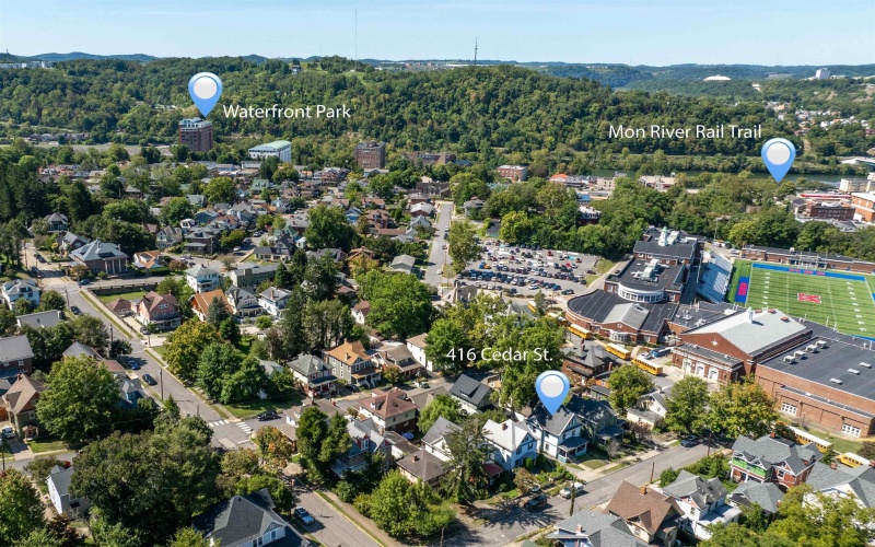 416 Cedar Street, Morgantown, West Virginia 26501, 4 Bedrooms Bedrooms, 9 Rooms Rooms,1 BathroomBathrooms,Single Family Detached,For Sale,Cedar,10165341