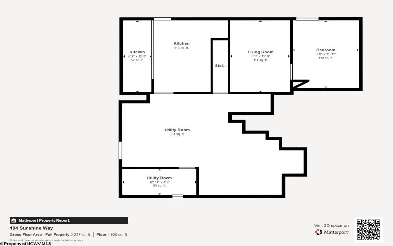 104 Sunshine Way, Fairmont, West Virginia 26554, 4 Bedrooms Bedrooms, 10 Rooms Rooms,3 BathroomsBathrooms,Single Family Detached,For Sale,Sunshine,0,10165632