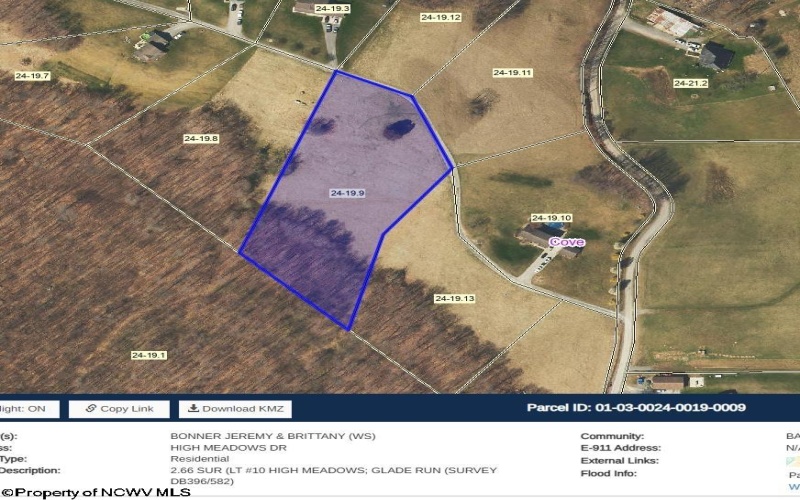 Lot 10 High Meadows Drive, Moatsville, West Virginia 26405, 0 , 0 ,0,Lots/land,For Sale,High Meadows,0,10166022