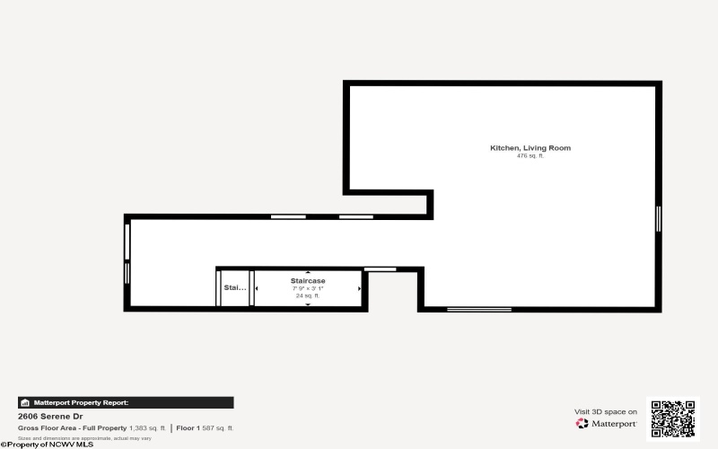 2606 Serene Drive, Fairmont, West Virginia 26554, 3 Bedrooms Bedrooms, 6 Rooms Rooms,2 BathroomsBathrooms,Single Family Attached,For Sale,Serene,0,10166219