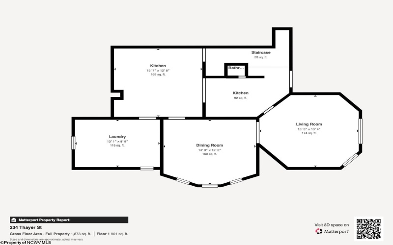 234 THAYER Street, Grafton, West Virginia 26354, 3 Bedrooms Bedrooms, 8 Rooms Rooms,1 BathroomBathrooms,Single Family Detached,For Sale,THAYER,0,10166423
