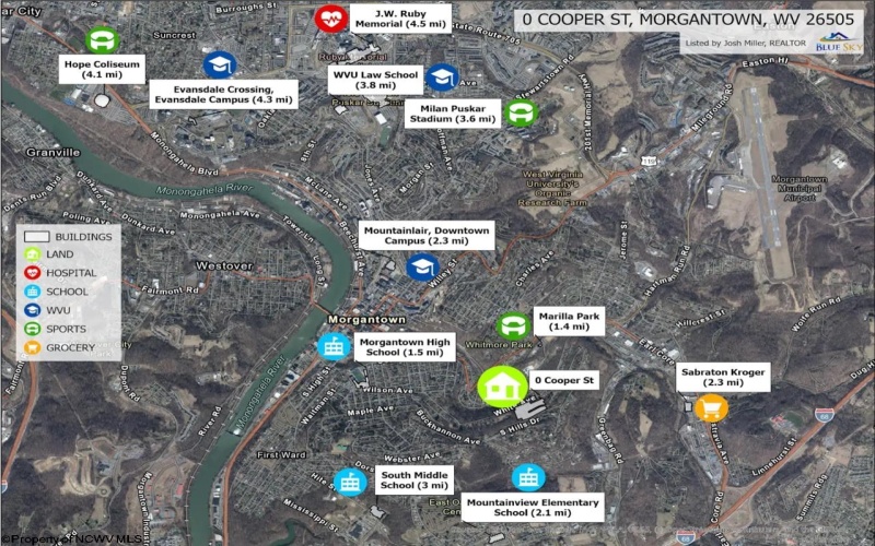 0 Cooper Street, Morgantown, West Virginia 26505, 0 , 0 ,0,Lots/land,For Sale,Cooper,0,10160996