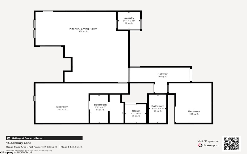 15 Ashbury Lane, Fairmont, West Virginia 26554, 4 Bedrooms Bedrooms, 8 Rooms Rooms,3 BathroomsBathrooms,Single Family Detached,For Sale,Ashbury,0,10166506
