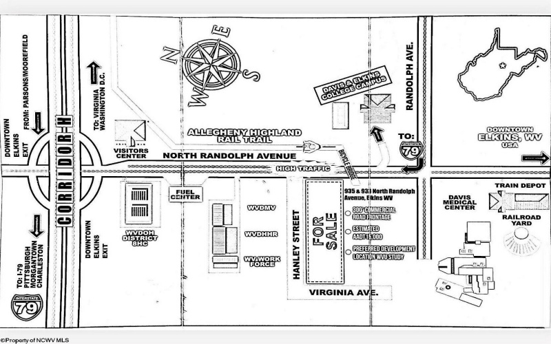 935 Randolph Avenue, Elkins, West Virginia 26241, 0 , 0 ,0,Lots/land,For Sale,Randolph,0,10147104