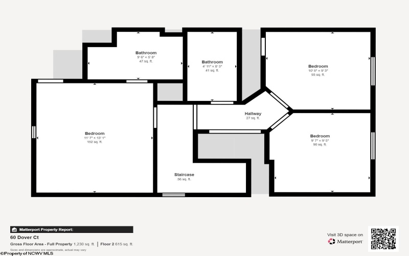 60 Dover Court, Bridgeport, West Virginia 26330, 3 Bedroom Bedrooms, 5 Room Rooms,2 BathroomBathrooms,Single Family Attached,For Sale,Dover,0,10167131