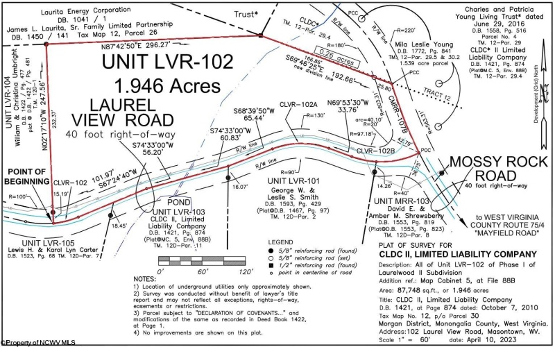 30 Laurel View Road, Morgantown, West Virginia 26508, ,Lots/land,For Sale,Laurel View,10148627