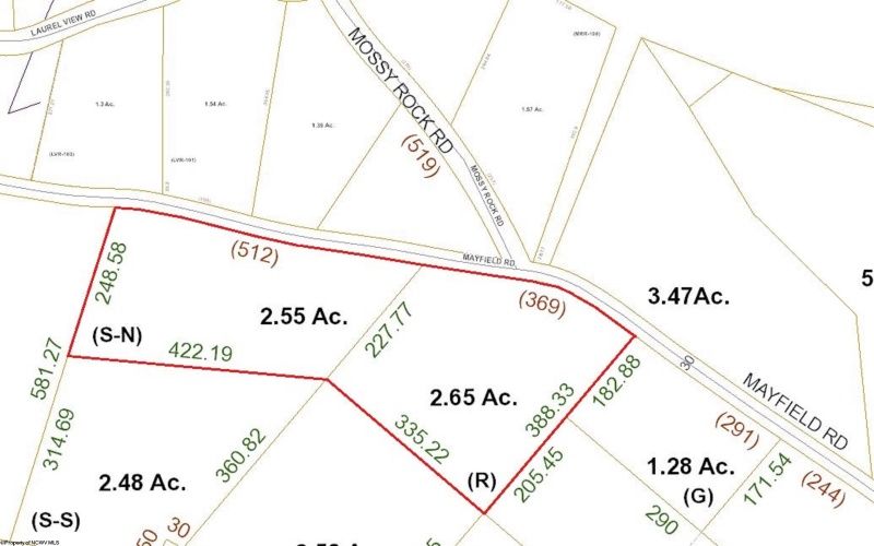 1432-1434 Mayfield Road, Morgantown, West Virginia 26508, ,Lots/land,For Sale,Mayfield,10151418